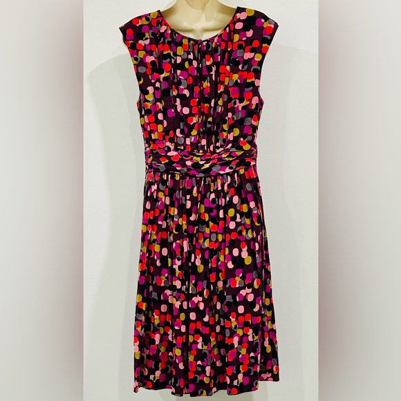 Boden Colorful Polka Dot Dress - Picture 12 of 12